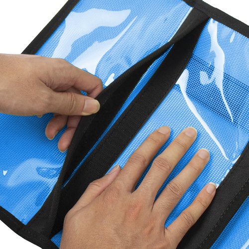 Chuanke Lure Bag 6 Pocket PVC Protective Cover Durable Fishing Bag Trolling Lure Tackle Box