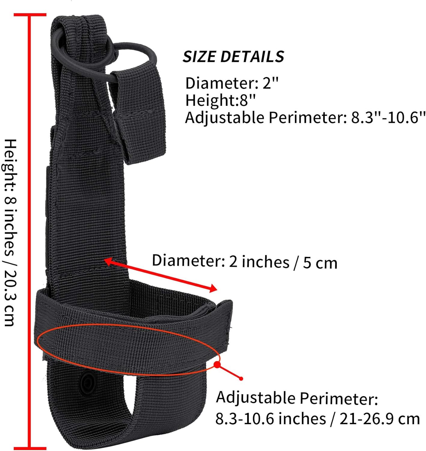 IronSeals Tactical Molle Pouches Multi-Purpose Military Nylon Waist Pack Utility Bag Detachable Patches Pouches for Dog Vest Harness