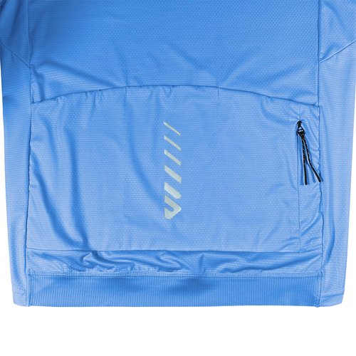 Wulibike Cycling Jersey Men Short Sleeve, Road Bike Jerseys Half Zipper with Pockets, Bicycle Clothing Breathable Quick Dry 2 Pack White+Blue M