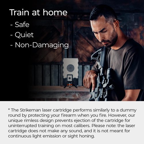 Strikeman 12 Gauge Shotgun Dry Fire Laser Training Cartridge - Great for Target Shooting Practice with Shotguns, Made for Our Firearm Training System - Red Laser Cartridge Only
