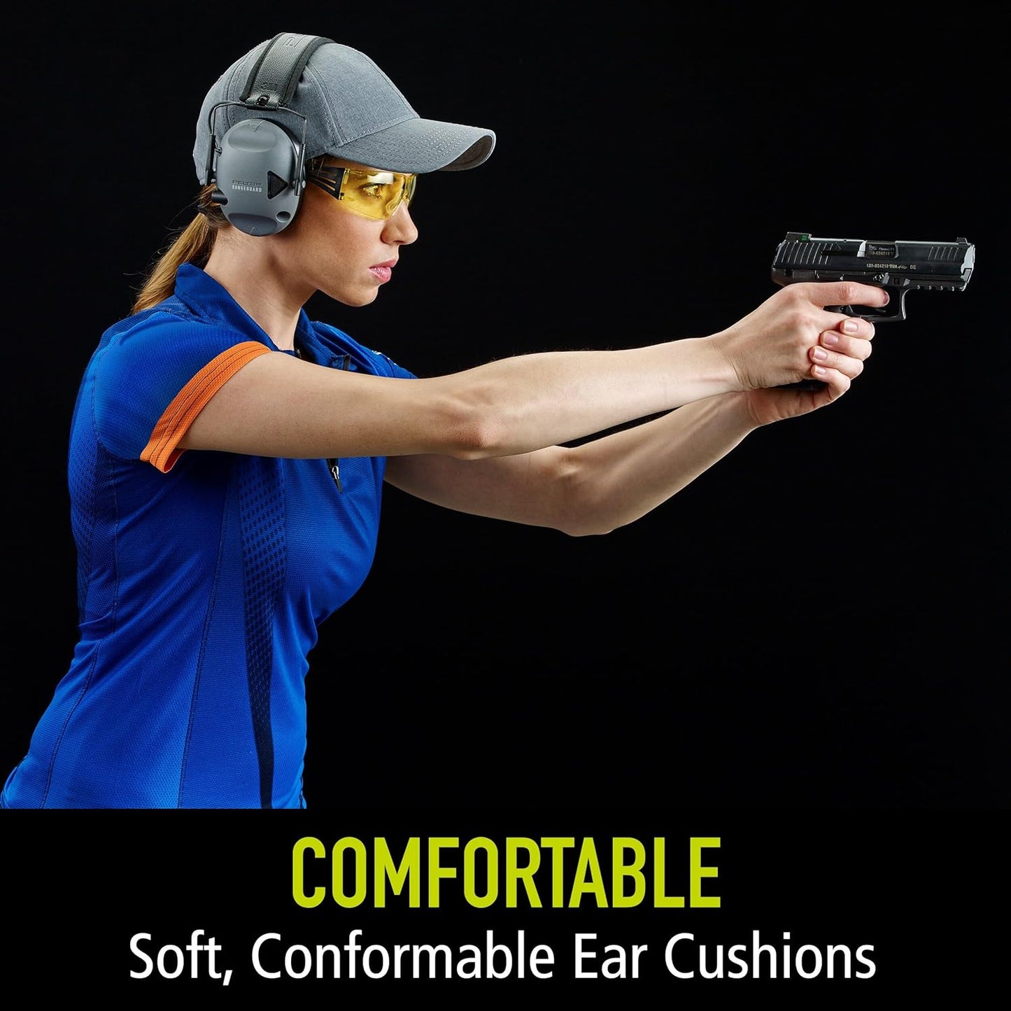 Sport RangeGuard™ Earmuffs by Peltor™ - Gray, Noise-Canceling Hearing Protection