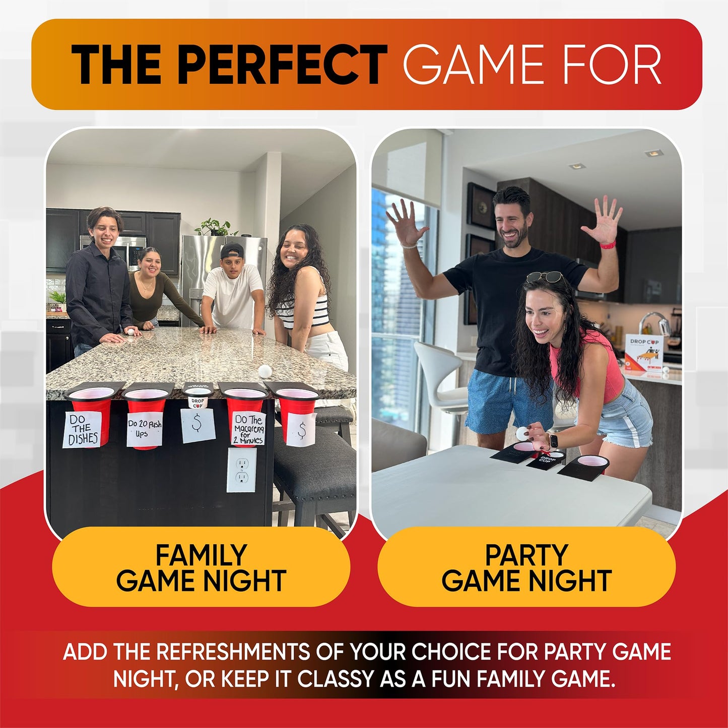 The Addictive Clip and Play Table Pong Game for All Ages - Transform Any Surface Into a Party Zone | Ideal for Family Fun, Parties, and Gifts