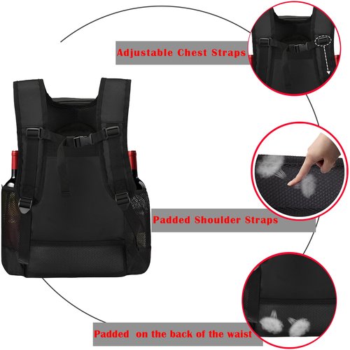 GiMiUiTo Double Deck Cooler Backpack Leak-Proof Large Cooler Backpack,Cooler Bag Insulated Perfect Soft Cooler Bag for Tactical, Camping, Picnic, Beach, Hiking,Grey