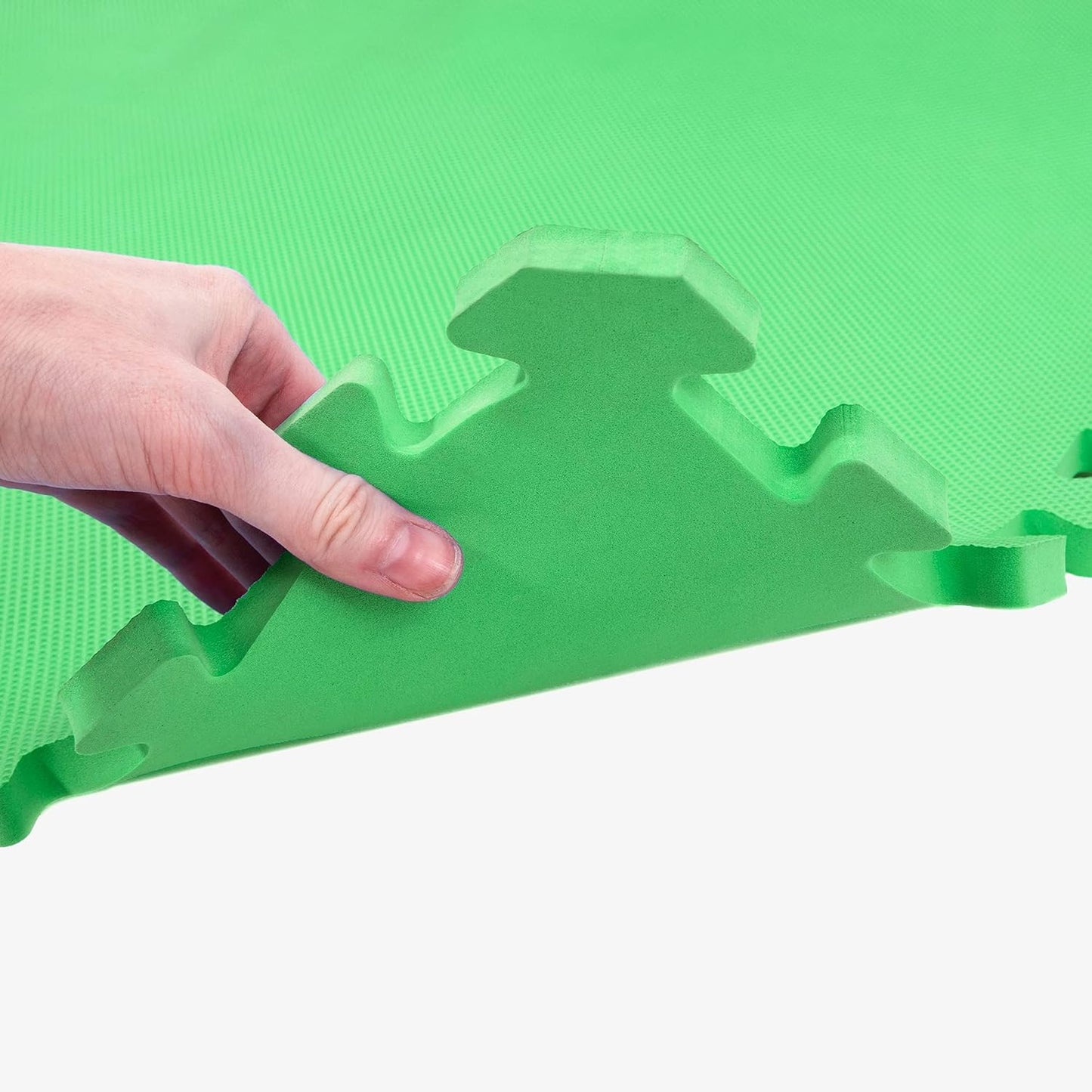 Premium 5/8" Soft Foam Gym Mat - High-Density Interlocking Flooring for Home Gym & Playroom
