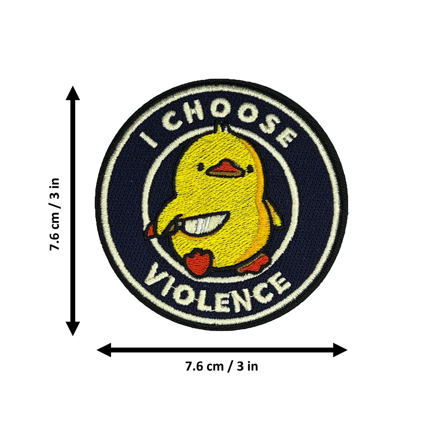 FILSEF I Choose Violence, Morale Patch, Meme Patch, Morale Patch, Military Patch, Hook and Loop, Tactical Backpack, Murph, Veteran Owned
