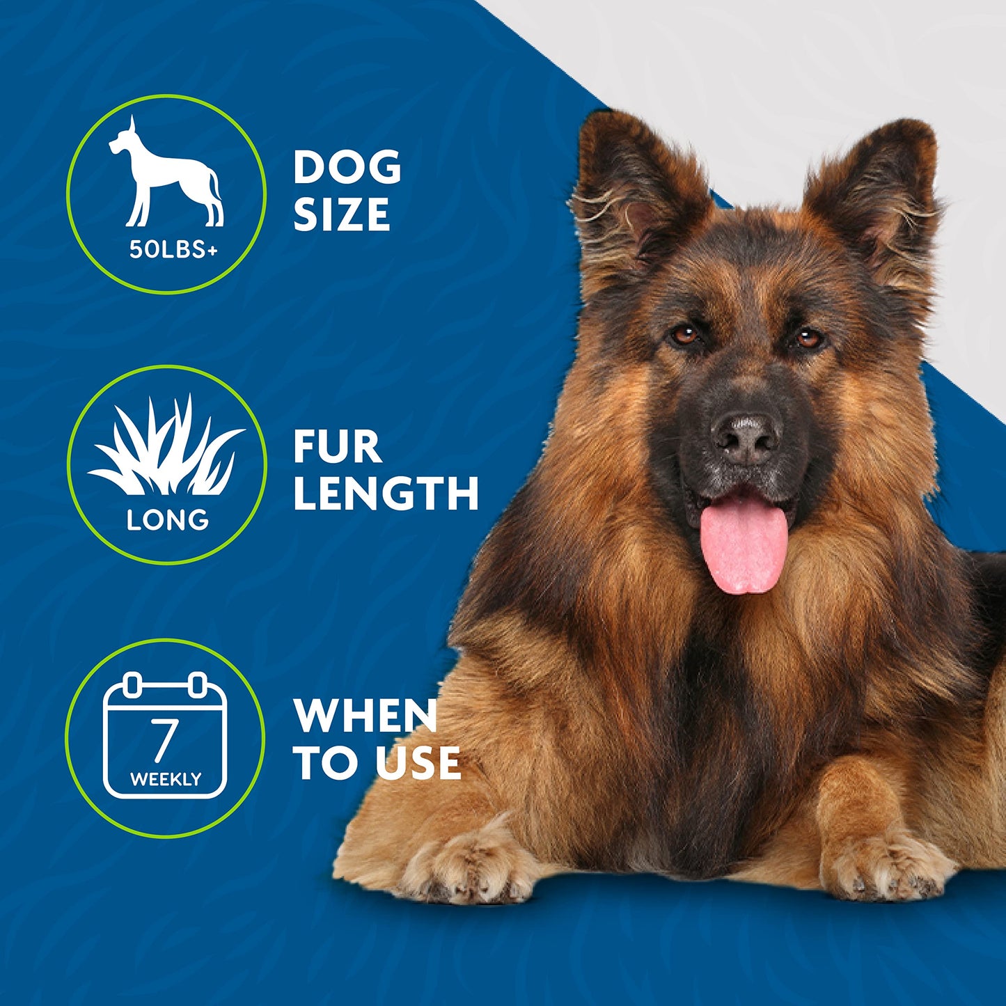 FURminator Large Dog Undercoat deShedding Tool for Long Hair, Reduces Loose Hair From Shedding