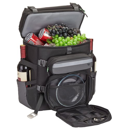 DEERFAMY Backpack Cooler Leakproof, 26L/54 Cans Insulated Waterproof Cooler Lunch Bag for Men Women, Portable Large Ice Cooler Backpack, Compartments Thermal Bag for Travel, Beach, Camping