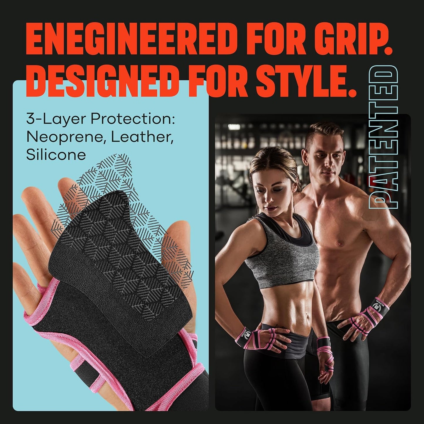 Mava Sports Weight Lifting Gloves with Wrist Support, Work Out Gloves, Gym Gloves - Great for Cross Training, Pull Ups, Calisthenics and Gym, Workout Gloves for Men & Women