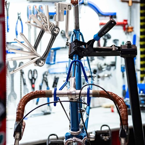NIPNSCI Bike Chain Tool, Bike Tire Levers, Bike Tire Repair Kit, Chain Breaker, Bike Tire Repair Kit, Skate Tool, Tire Iron, Tire Spoons, Bike Multitool, Bike Tool Kit, Black