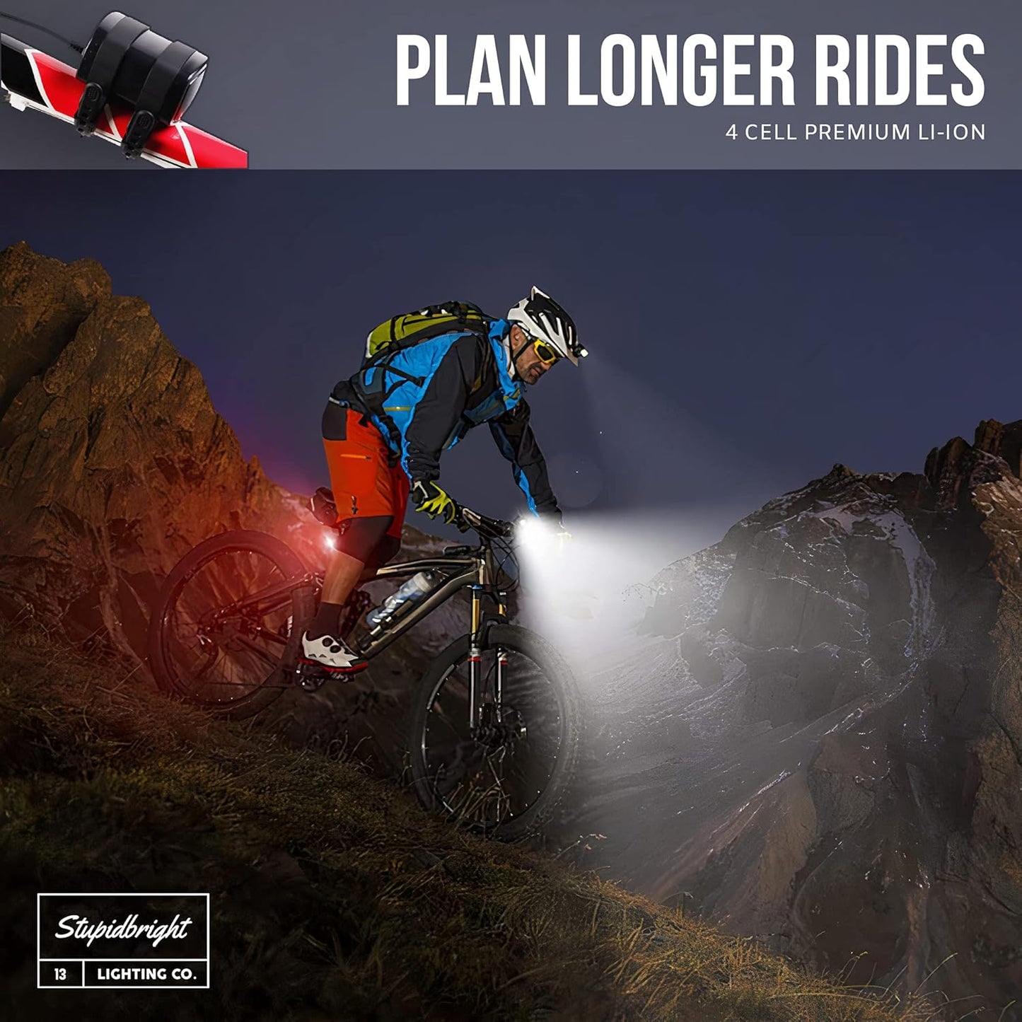 8.4v Rechargeable Bicycle Battery Pack & Charger 8800mAh PCB Spare Replacement XM-L T6 - U2 - L2 LED - Compatible with Bike Lights with Standard 2.1mm x 5.5mm Connectors - 2 Year Warranty