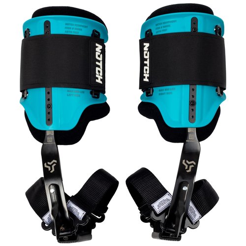 Notch Steel Climbers Ergonomic Pole Gaffs 20+ Cuff Adjustment Points, Stirrup Grip Pad, Dual Foot Strap Assembly, Redesigned Cuff, 350 lbs. Total Weight Limit (99695P)