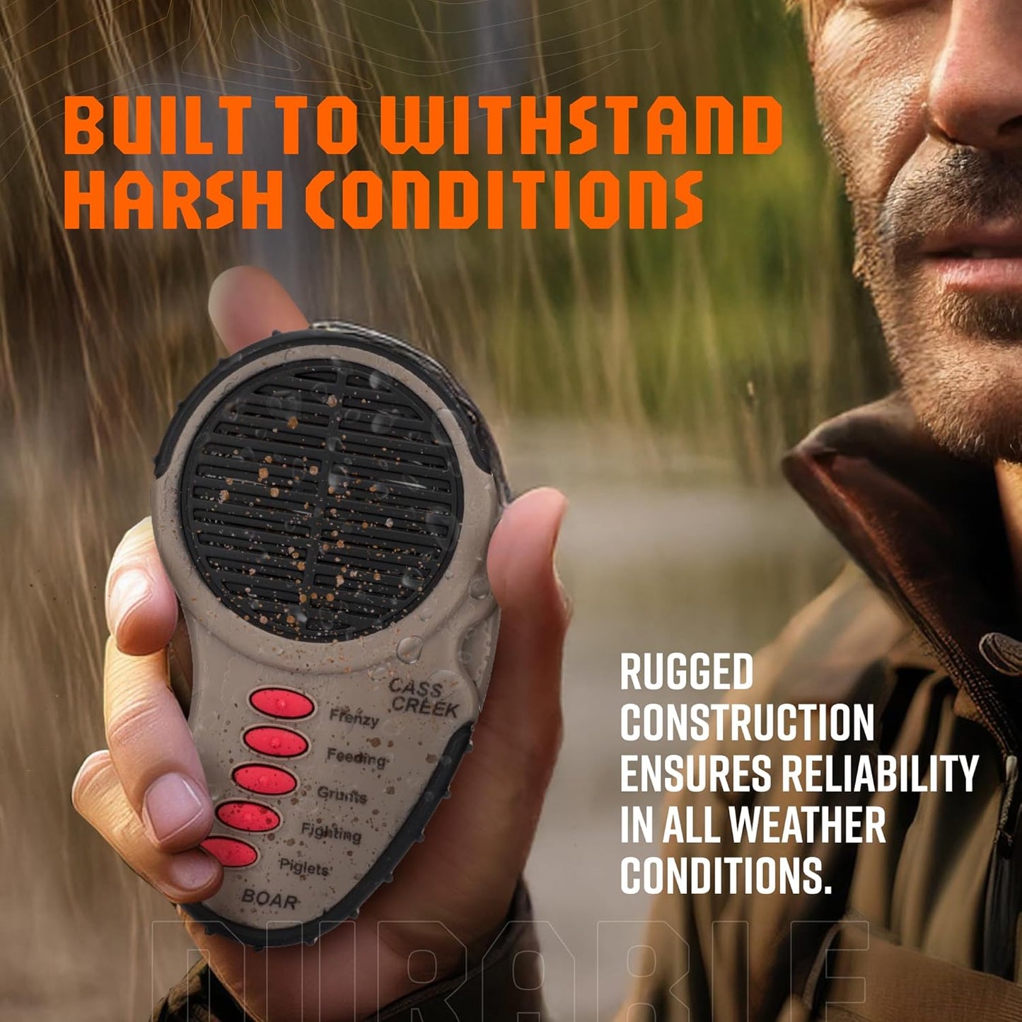 Cass Creek Ergo Call, Handheld Electronic Hunting Call, Compact Design, 5 Authentic Calls in 1, Expert Calls for Everyone