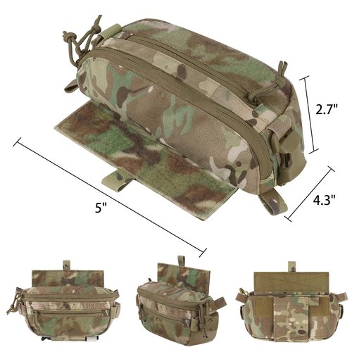Tactical Cronex 3 in 1 Drop Pouch Hanger Pouches Waistpack Sling Bag Fanny Pack for Vest JPC CPC LBT K19