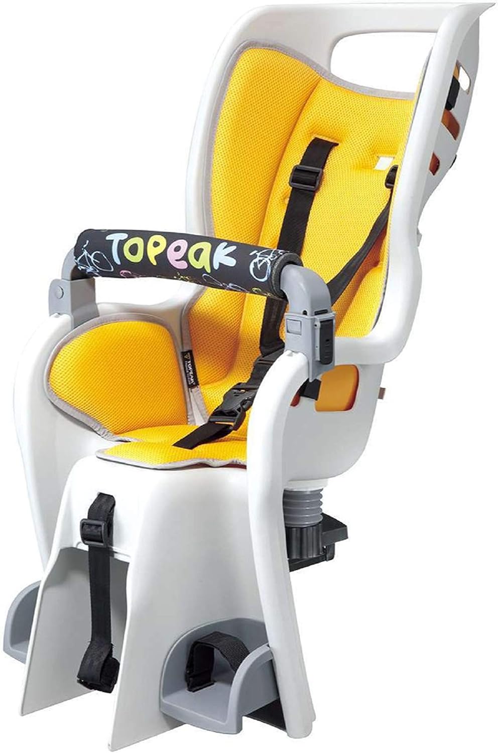 Topeak BabySeat II Bike Seat – Adjustable, Dual Suspension, Wrap-Around Protection, CPSIA Certified