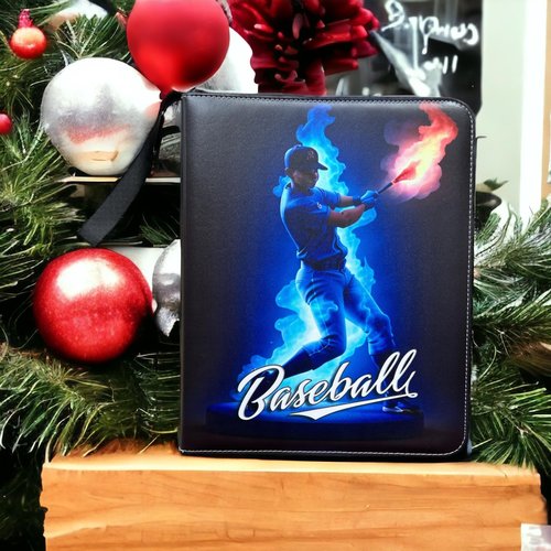 One Piece of Sports Card Binder, Baseball Book with a Holder, Binder for Trading Cards Leather, Album Attractive Design