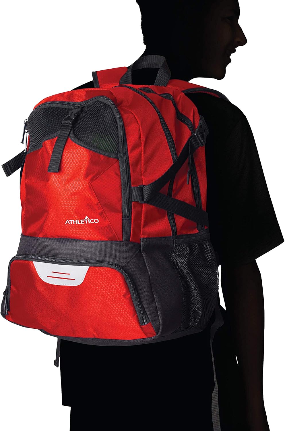 Athletico National Soccer Bag - Backpack for Soccer, Basketball & Football Includes Separate Cleat and Ball Holder