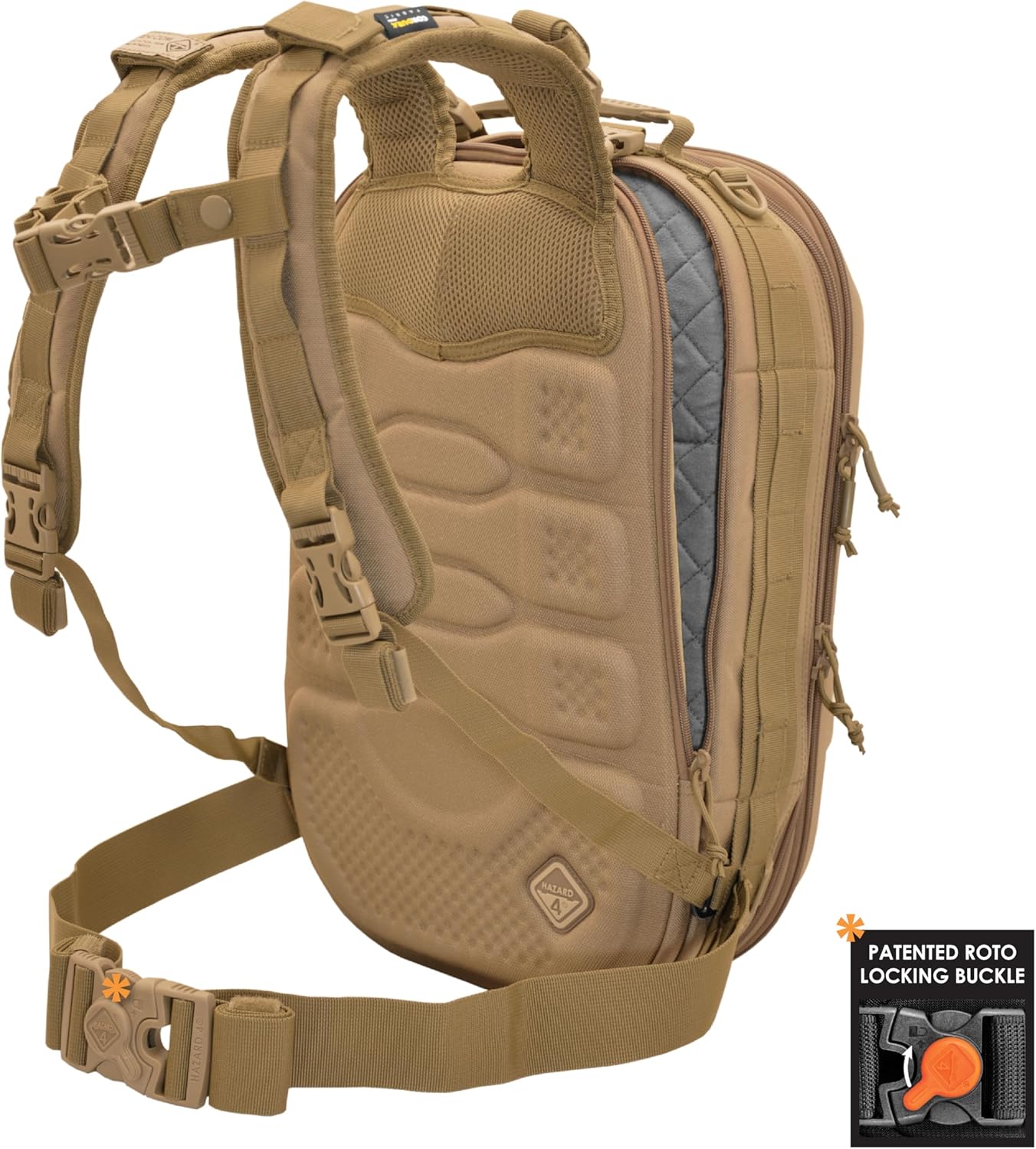 HAZARD 4 Pillbox™ Tactical Backpack – Heavy Duty Military Survival Pack for Men and Women – EDC Rucksack for Laptop, Motorcycle, Outdoor, Bug Out, Gym, Range, Travel, and Camping – 29.5 Liter, Black