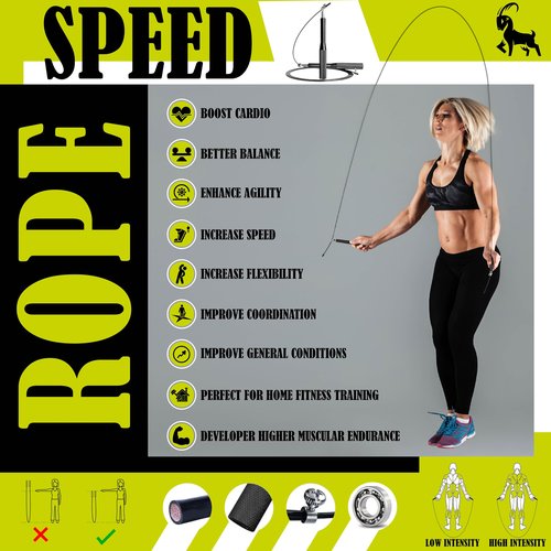 Knees Over Toes Equipment - Tib Bar & Additional Jump Rope KIT - Tibialis Trainer - Tibialis Bar - Tibialis Raise - Leg workout Equipment - Calf Stretcher - Only 2" Plate
