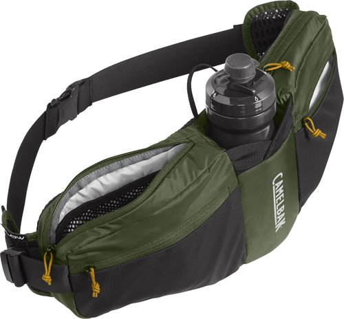 CamelBak Podium Flow 4 Hydration Belt 21oz, Army Green/Black