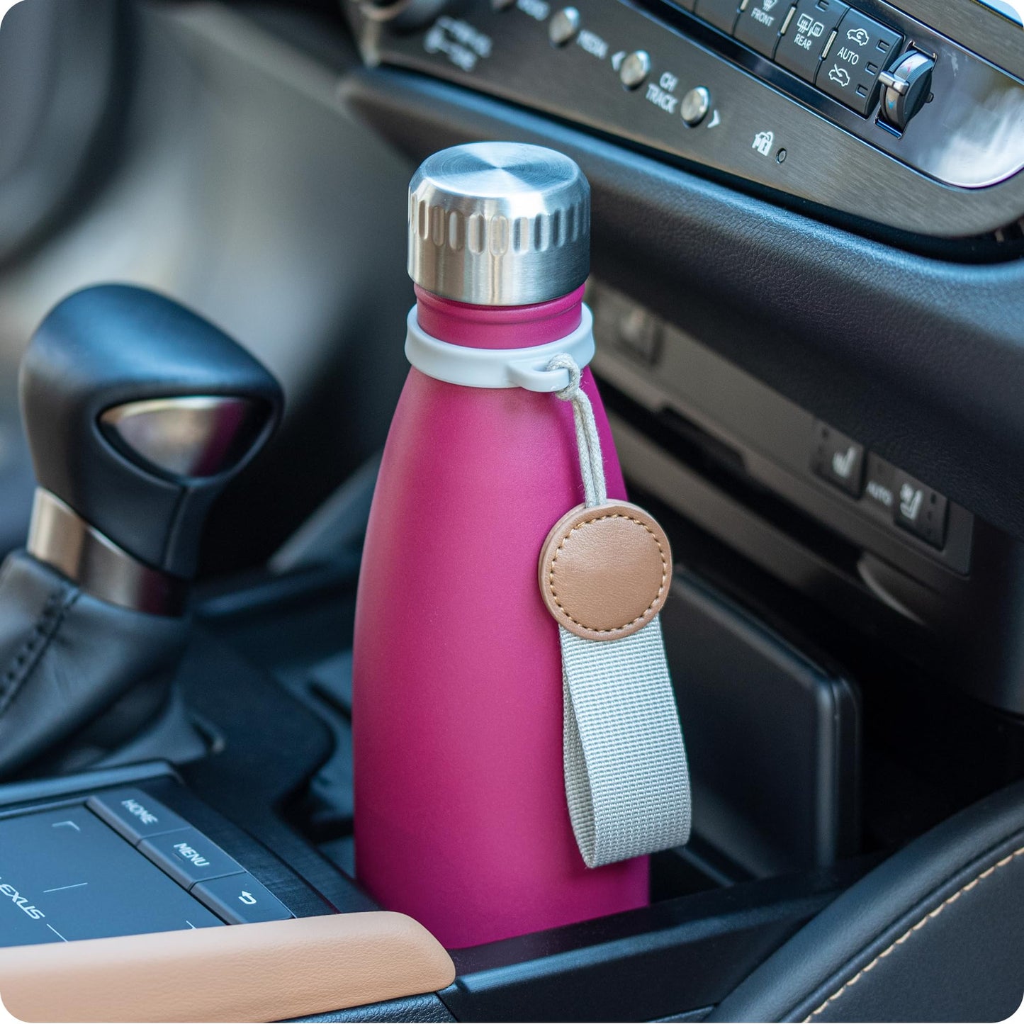 Replacement Lid Fits for BJPKPK、koodee Cola Shaped Water Bottle, Leak Proof Lid for 9 oz, 12oz, 17 oz Cola Shape Water Bottle, BPA Free