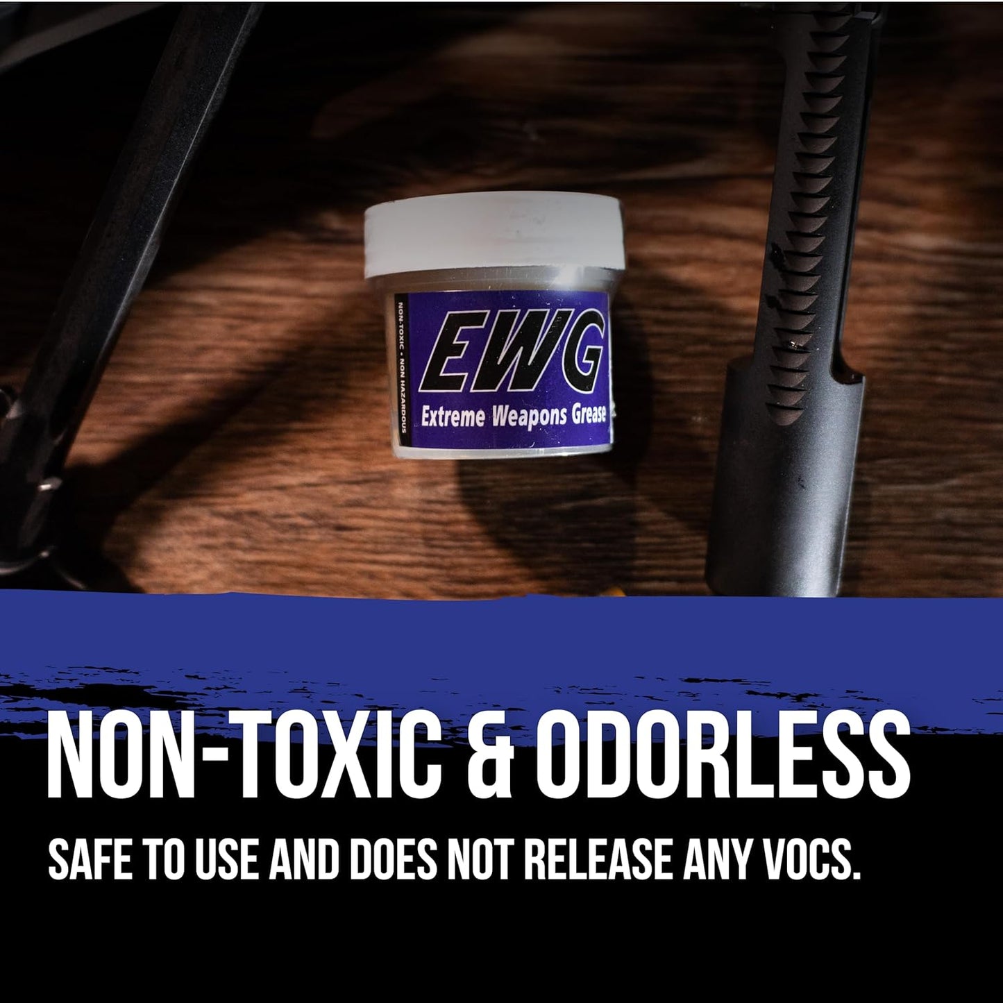 SLIP 2000 Extreme Weapons Grease (EWG), Reduces Friction and Wear, Grease Lube in Anti-Ware Package, Extreme Pressure Properties, No PTFE, 4 oz