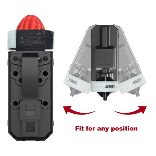 Ziopetru Tourniquet Holder, Molle Tourniquet Pouch for Gen 7 CAT Tourniquet or Older, Tourniquet Holster Case Fits Molle Equipment, Police Gear, Duty and Utility Belt Up to 2.75 inch Wide