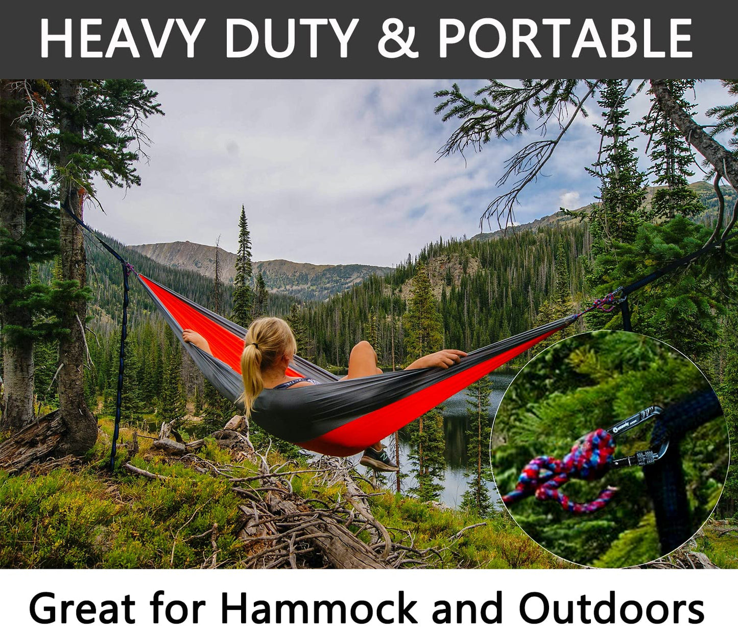 Amzonly 12kN Heavy Duty Carabiner Clip, Screw Locking Carabiner Clips for Securing Pets, Camping, Hiking, Hammock, Dog Leash Harness, Keychains Black, 4Pack