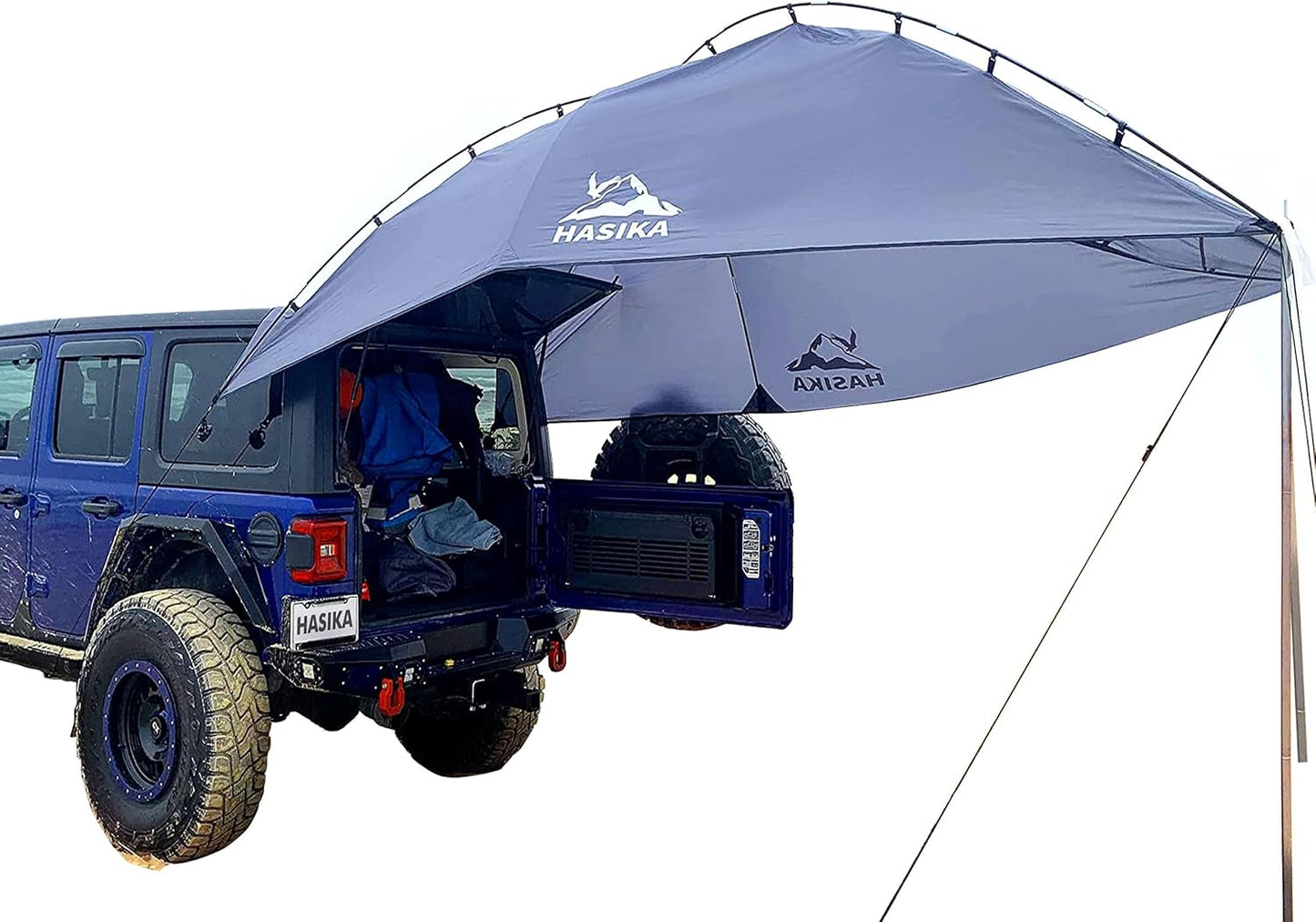 Portable Camping Tent for Truck Bed & SUV - Tear-Resistant Awning Canopy with Sandbags