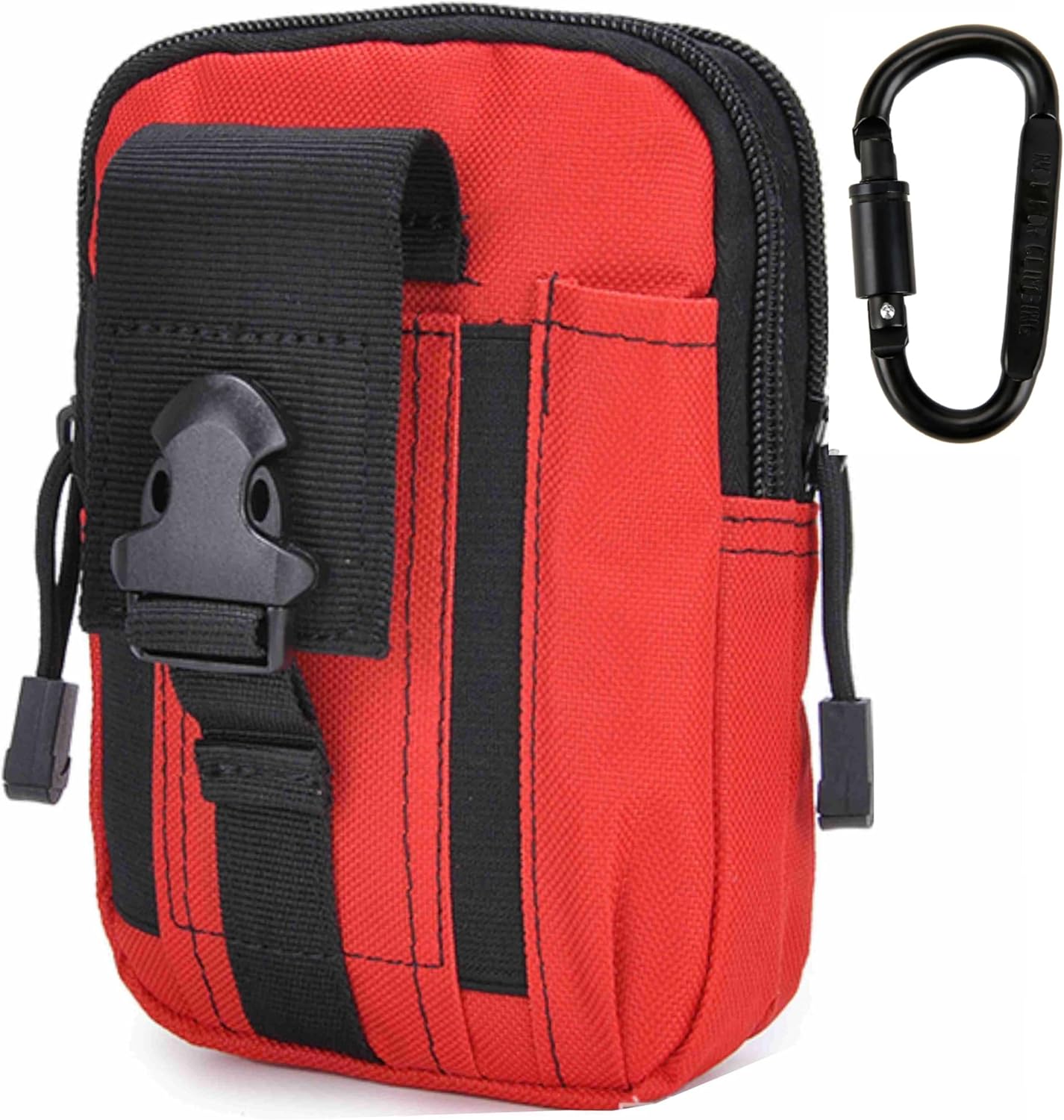 Tactical Waist Pouch EDC Molle Waist Bag Belt Phone Pouch Holster Purse Carrying Pouch for Smartphone, Tools