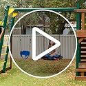 Sorbus 24 Inch Heavy-Duty Outdoor Net Swing Seat for Kids