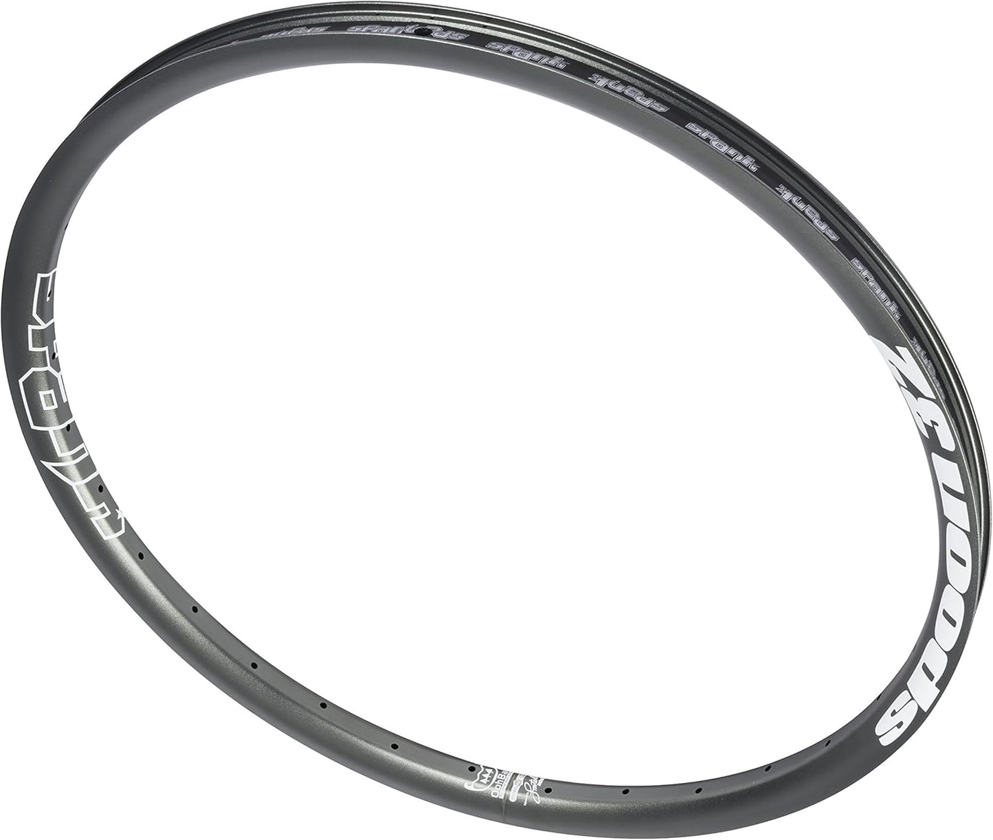 Spank Spoon 28 Bike Rims, (24inch, Black), Tubeless Ready, Bombproof Rim, For ASTM 5, All Mountain, Trail, Freeride, E-Bike, Heavy to Light Riders