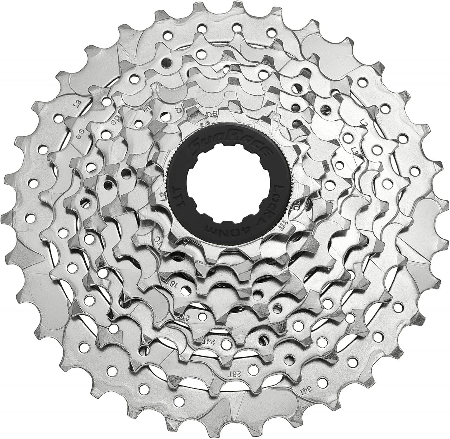 Sunrace CSM66 8-Speed Nickel Plated Cassette