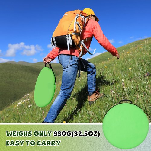 Wowangce Pop up Mosquito Net Tents for Camping Instant Netting Screen Foldable Pop Tent with Ground Pin Waterproof Freestanding Insect Summer Bed Protection(86.61 x 41.34 x 35.43 inches,Green,2 Pcs)