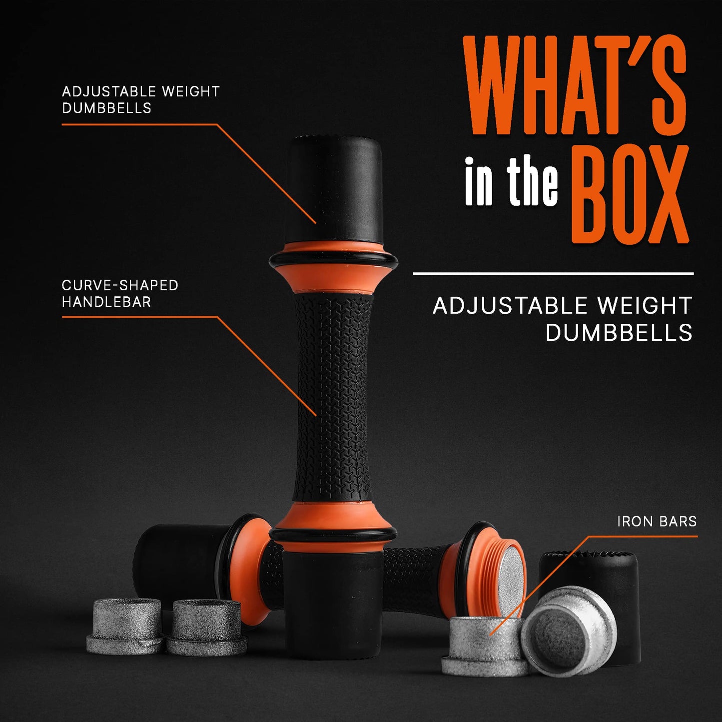 SQUATZ 3lb Dumbbell Weight Set - Adjustable Weight All-in-One Versatile Dumbbells for Women, Non-Slip Neoprene Ideal for Common Movement and Multi Functional Exercise, Home Gym Training