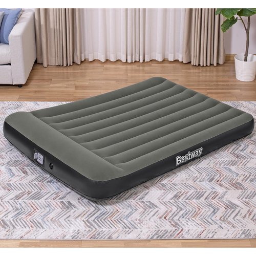 Bestway Tritech Air Mattress Queen 12” with Built-in Battery Pump
