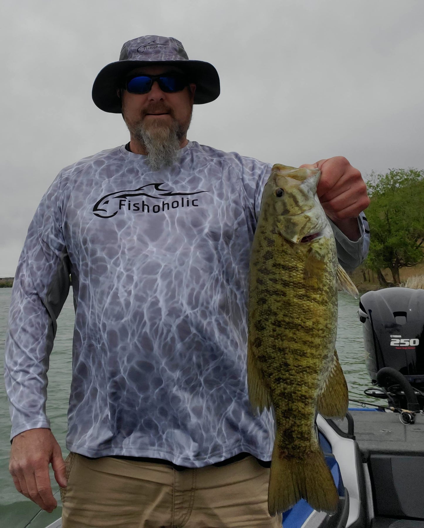 Fishoholic Polarized Bi-Focal Fishing Sunglasses with Reader Magnification (1.5x, 2.0x, 2.5x Options) and UV400 Protection