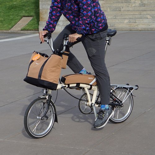 Vincita TO-TE Front Bag for Brompton Bike (BLUE)