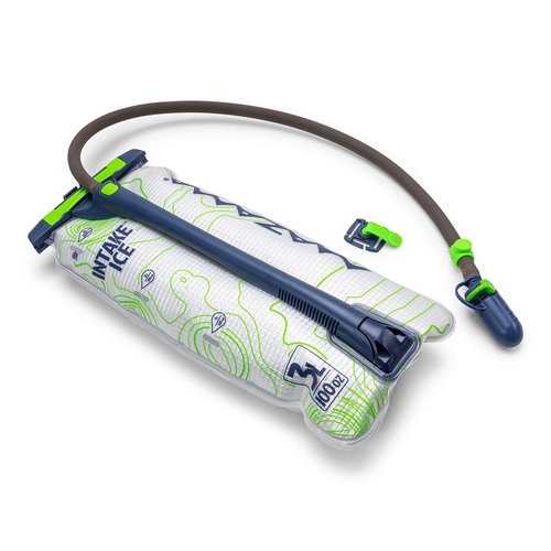 Mazama Intake ICE 3L Insulated Water Hydration Reservoir - Keeps Liquid Cold for up to 4 Hours - GYZR Bite Valve- Water Bladder for Hiking and Outdoor Adventures