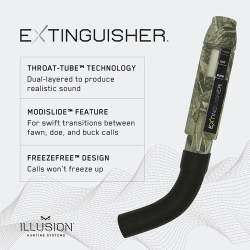 Deer Rattle System Illusion Systems Extinguisher Deer Call and Black Rack Rattling System ...