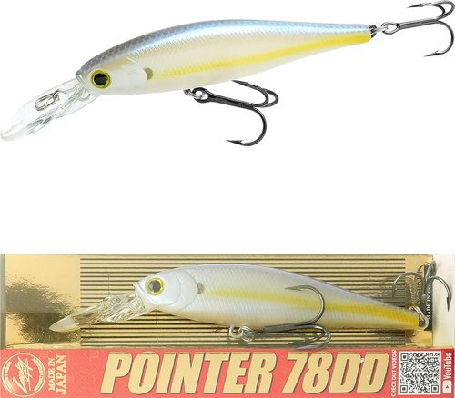 LUCKY CRAFT Pointer 78DD, Freshwater Lake Bass Fishing Lure, Jerkbait, Suspending, Tournament Winning, Deep Diver, Fishing Gear, Fishing Accessories, Fishing Tackle