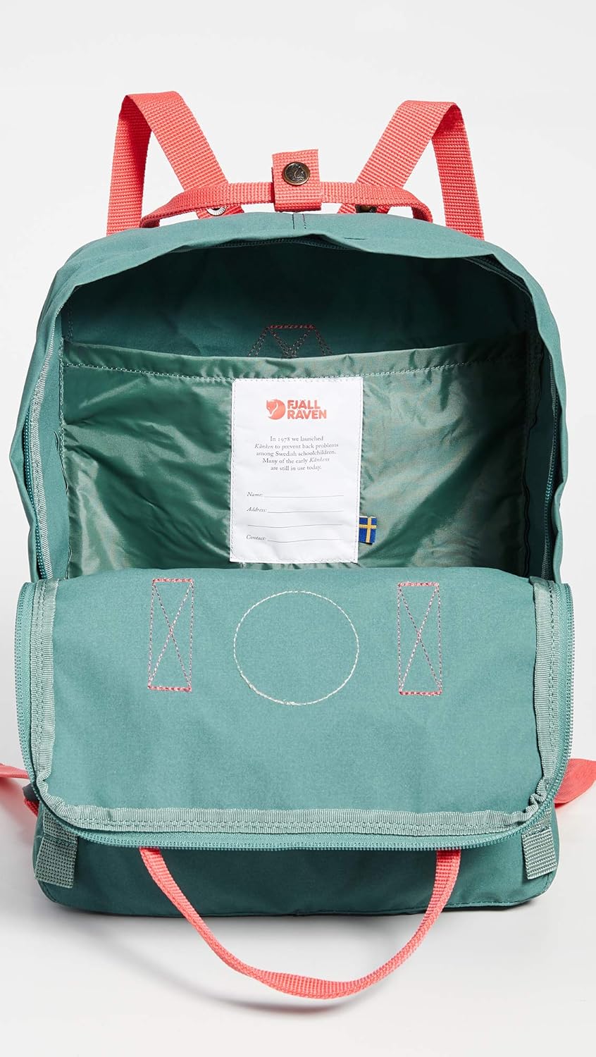 Fjällräven Kånken Frost Green/Peach Pink One Size