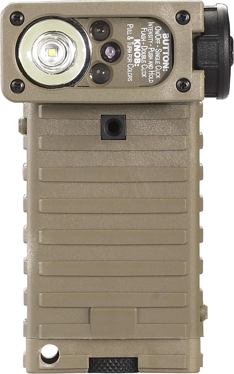 Streamlight 14065 Sidewinder 55-Lumens LED Rescue Kit Waterproof Flashlight with (2) AA Alkaline Batteries, MOLLE Retainer and Paracord in Box, Coyote