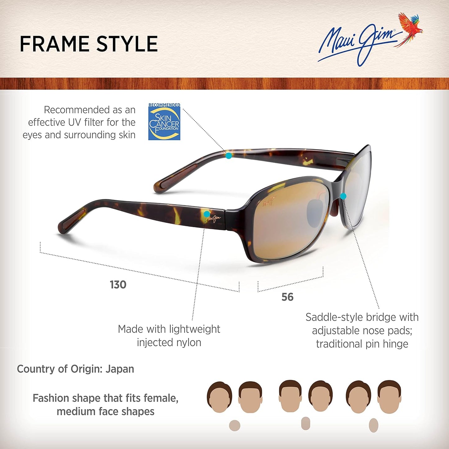 Maui Jim Women's Koki Beach Fashion Sunglasses