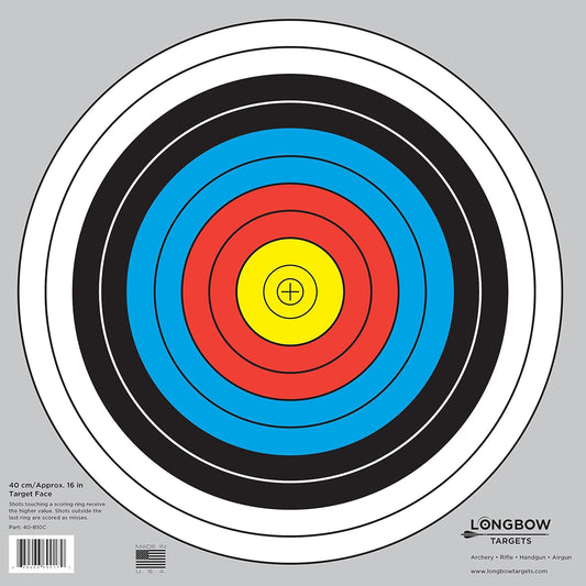 Archery 40cm & 80cm Targets by Longbow (