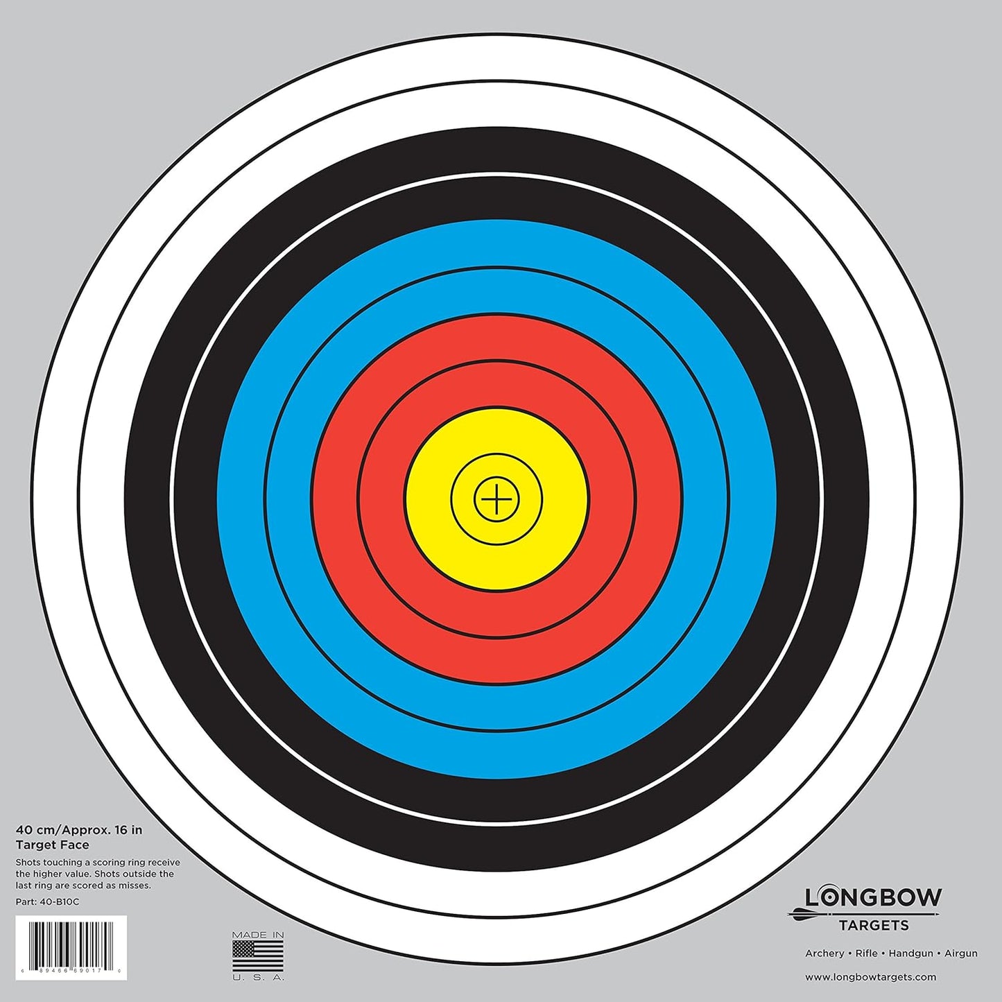 Archery 40cm & 80cm Targets by Longbow (