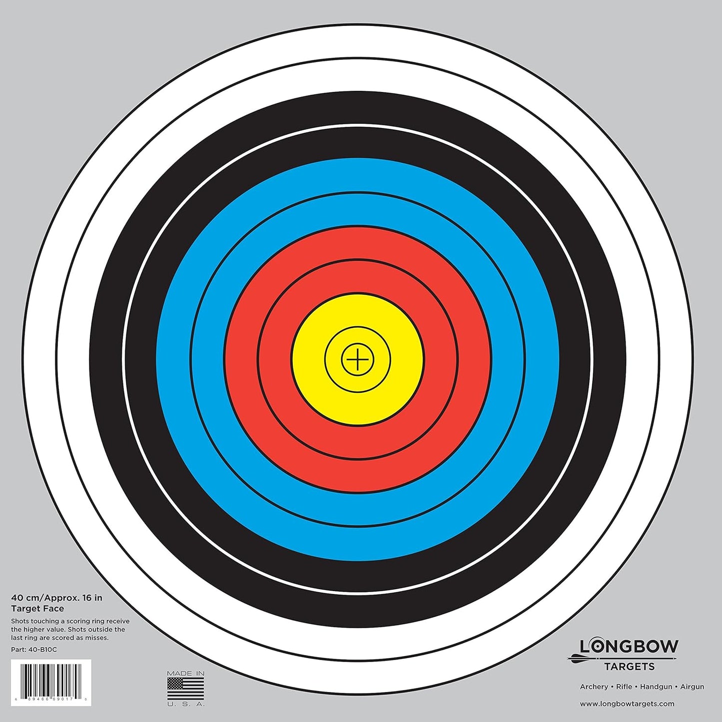 Archery 40cm & 80cm Targets by Longbow (