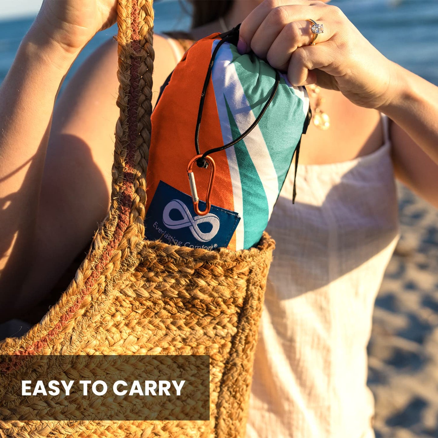 Everlasting Comfort Beach Blanket Bundle - Enjoy Sunny Days with Large, Sandproof Mats for Picnics and Beach Trips - Fits up to 10 Individuals