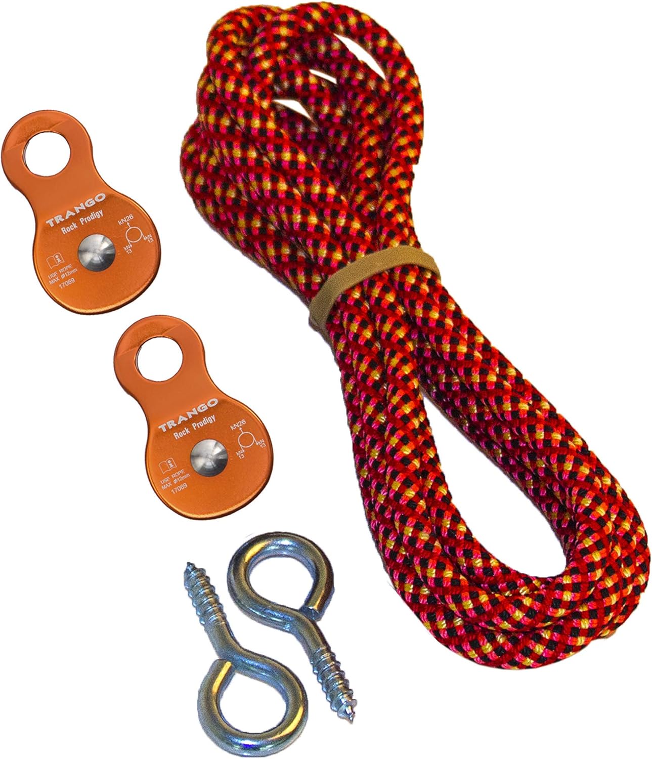 TRANGO Rock Prodigy Training Center - Rock Climbing Hangboard - 2-Piece Fingerboard System
