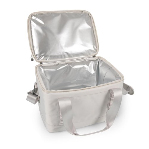 PICNIC TIME Tarana Superthick Cooler Bag with Removable Shoulder Strap, 12 Can Insulated Soft Cooler, Beach Cooler, Insulated Camping Cooler, Picnic Cooler, (Halo Gray)
