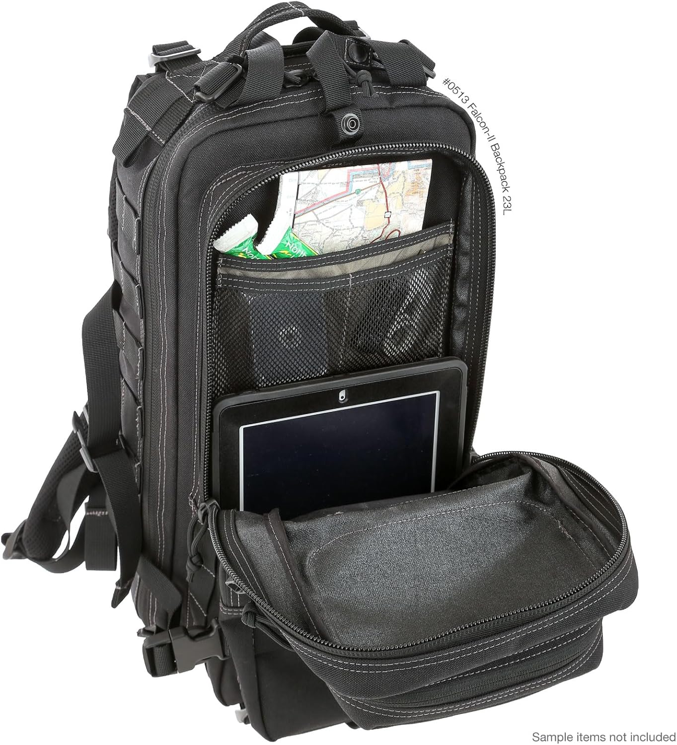 MAXPEDITION Falcon-II Backpack, 23L Tactical Backpack, Survival Pack, Bug Out Bag, MOLLE Go Bag for EDC, 0513